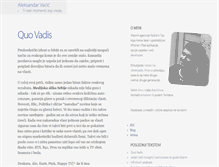 Tablet Screenshot of aleksandar.vacic.rs